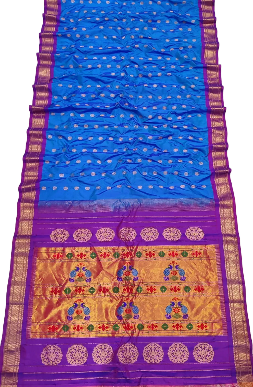 Handloom Maharani Paithani Pure Silk Saree | Traditional Designer Paithani Saree