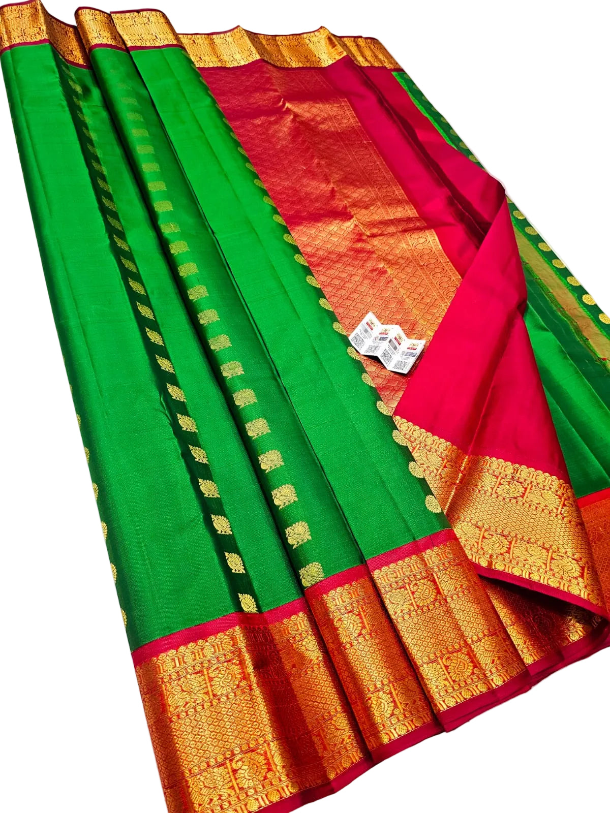 Royal Bridal Kanchipuram Pure Silk Saree | Silk Mark Certified Wedding Saree