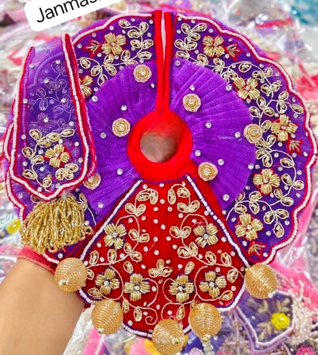 Makhan Chor Janmashtami Shringar Designer Boutique poshak 6 inch