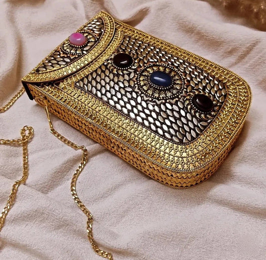 Golden Aura clutch