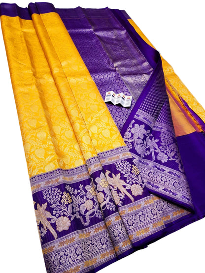 Pure Kanjivaram Silk Saree – Silk Mark Certified | Royal  & Gold Zari Traditional Bridal Wear