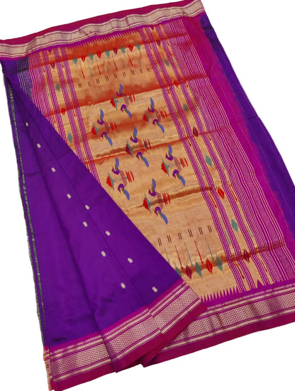 Handloom Traditional Yeola Pure Silk Paithani Saree