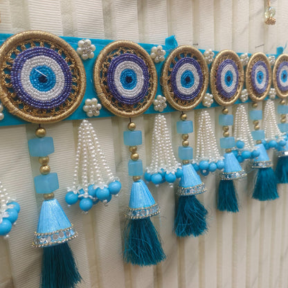 Decorative evil eye designer heavy Bandarwal/Toran 40"inch