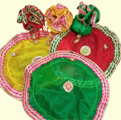 Baby Shower Sagun Potli Bags (Pack of 1, Mixed Colours) | Ceremony & Return Gift