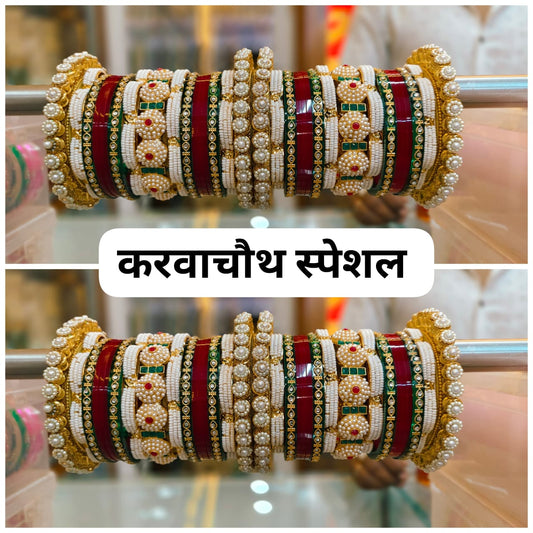 Karwa chauth special traditional chuda/Bangles set