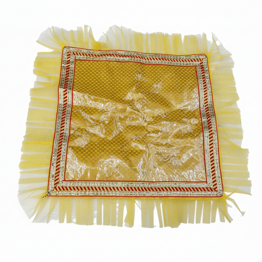 Wedding Puja Rituals Mangodi Mat (20x20) – Traditional Haldi Mehendi Ceremony Mat