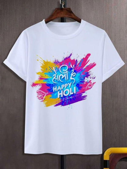 Holi Special Trendy Printed T-Shirt for Men & Women