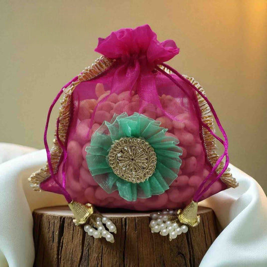 Designer potli bags perfect for gifting sagun pack of 10