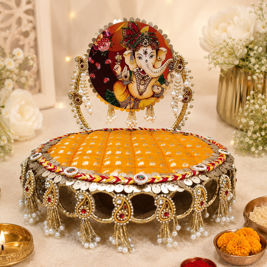 Premium Handcrafted Ganpati Singhasan Mandap for Ganesh Chaturthi
