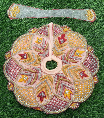 Boutique designer  heavy Ladoo gopalji poshak  6 inch