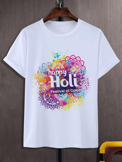 Holi Special Trendy Printed T-Shirt for Men & Women