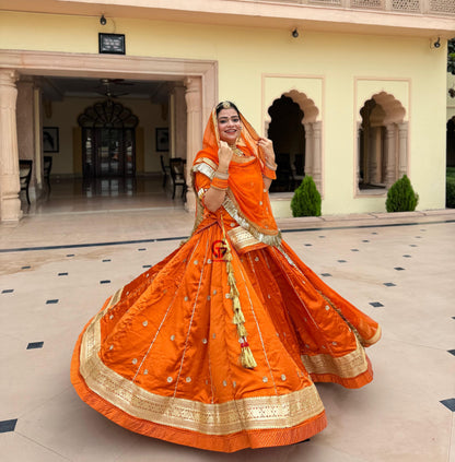 Elegant Partywear Rajasthani poshak