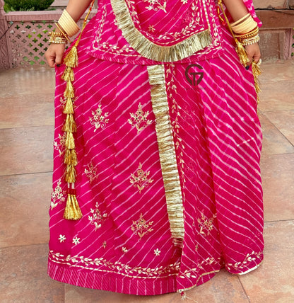 ELEGANT LAHRIYA POSHAK  RANI CLOUR