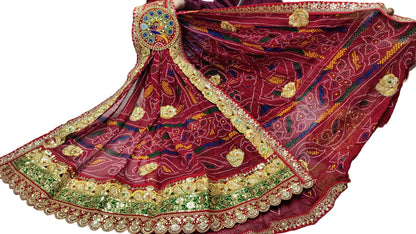 Kolkatta special Zardosi Marwadi Rajasthani chunri pilla odna