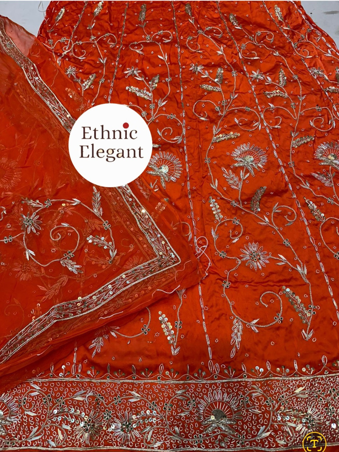 Bembar satin thakurji pure odhna heavy jardoji dabka work poshak*