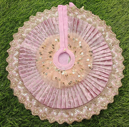 Designer heavy Ladoo gopalji poshak 6 inch pack of 2 poshak