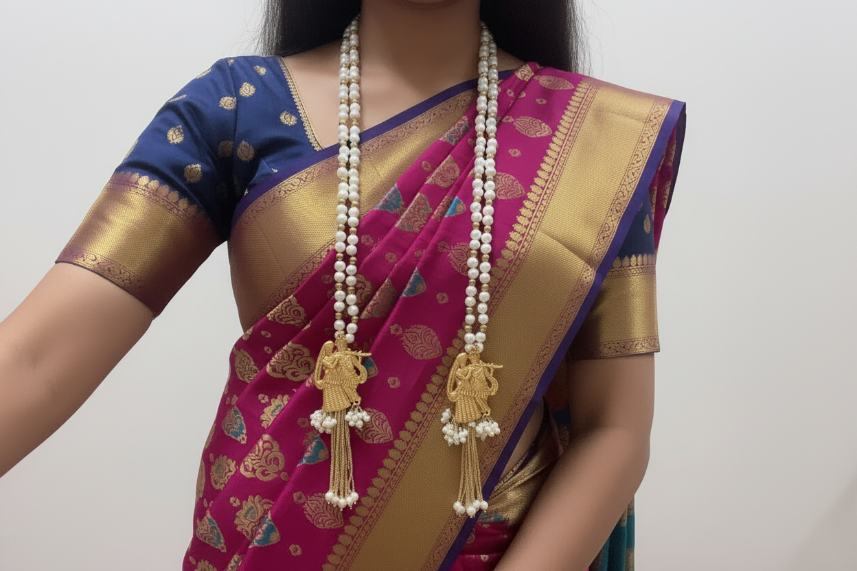 Divine Radha Krishna Theme Welcome Mala | Perfect for Wedding Barat & Mayra | Pack of 50