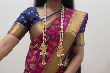 Divine Radha Krishna Theme Welcome Mala | Perfect for Wedding Barat & Mayra | Pack of 50