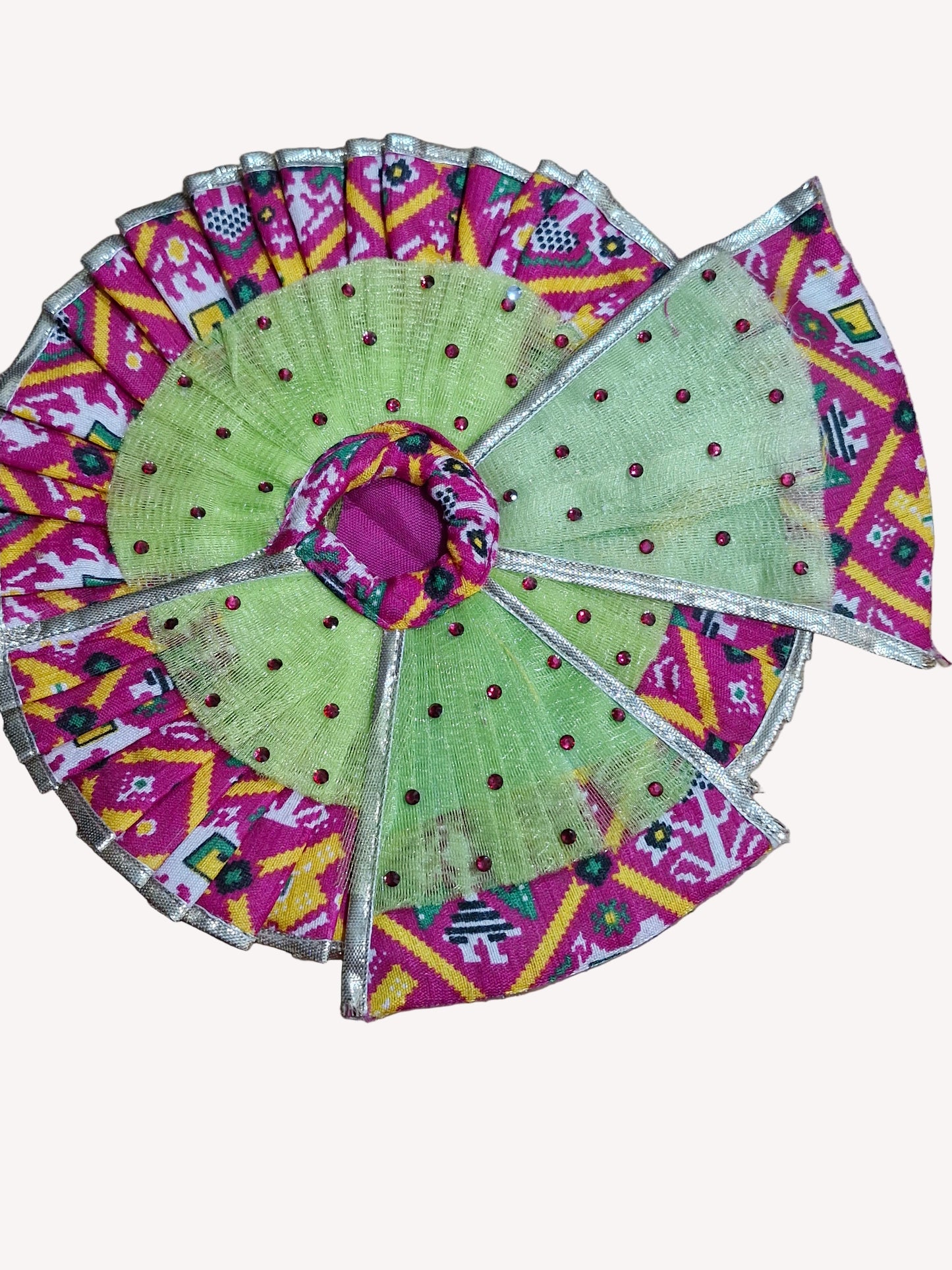 Ghatchola designer beautiful ladoo Gopalji Poshak size 8 inch