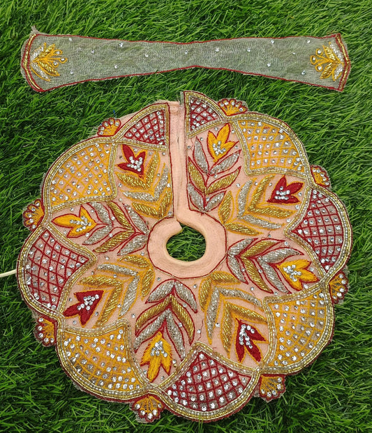 Boutique designe heavy Ladoo gopalji poshak                size: 6inch