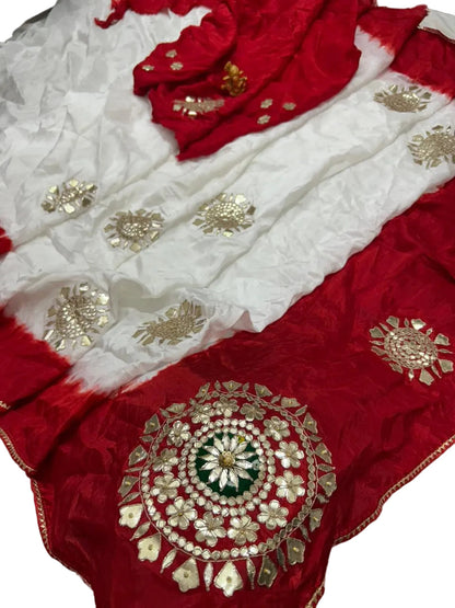 Pure Uppada Silk Gota Patti Saree – Elegant Handwork Traditional Saree