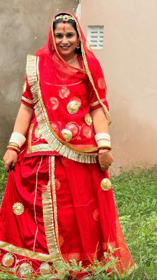 Karwa chauth traditional Rajasthani poshak
