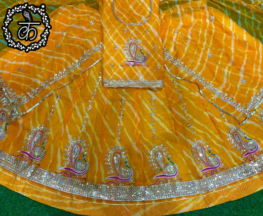 Fancy designer Lahriya poshak