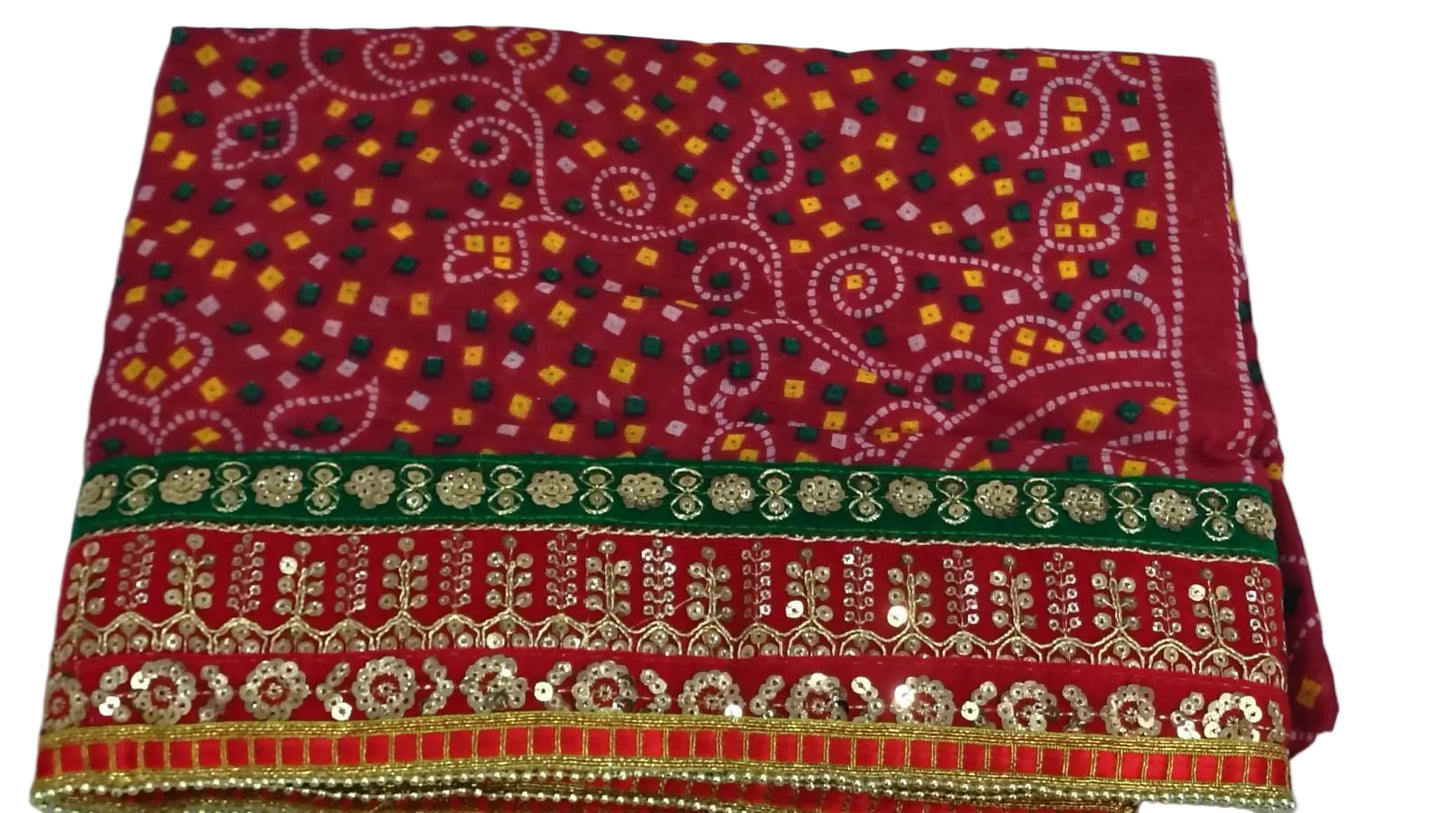 Pure cotton Marwadi chunri Odhna