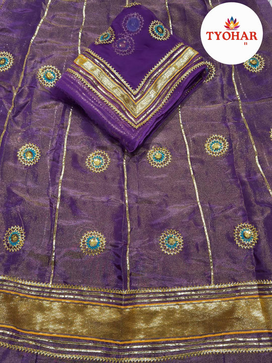 Tissue silk pyor odhni Boutique Poshak