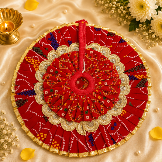 Premium Traditional Festive Wear Chunri Ladoo Gopal Dress | Elegant Poshak for Krishna