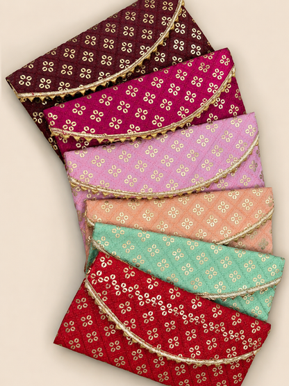 Sagun Money Envelope  (Assorted Colors) – Wedding Shagun Envelopes for Return Gifts & Festive Gifting    pack of 1
