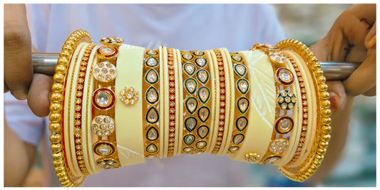 Rajputi Chuda Set | Traditional Bridal Wedding Chuda