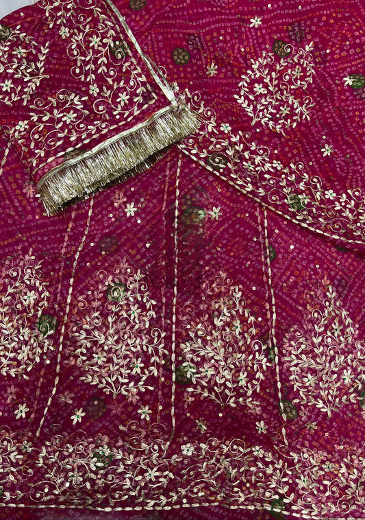 Humrai pure bandej Samundar Laheria PITRAN Resham Kasab work beautiful poshak