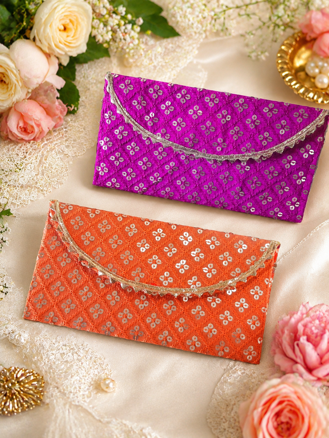 Sagun Money Envelope  (Assorted Colors) – Wedding Shagun Envelopes for Return Gifts & Festive Gifting    pack of 1