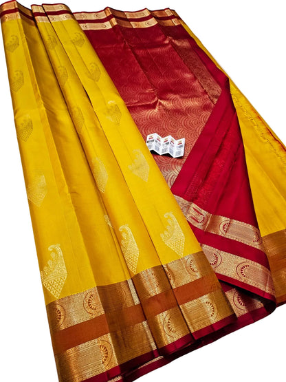 Authentic Pure Kanchipuram Silk Saree | Traditional Silk Mark Certified