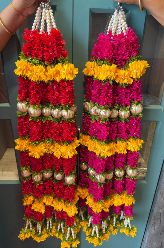 Ganpati puja decor pack of 2            size 40"inch