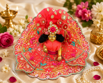 Tyohar special boutique Design heavy ladoo Gopalji Poshak with mukut 🌹