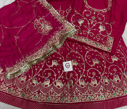 Elegant Partywear Rajasthani poshak