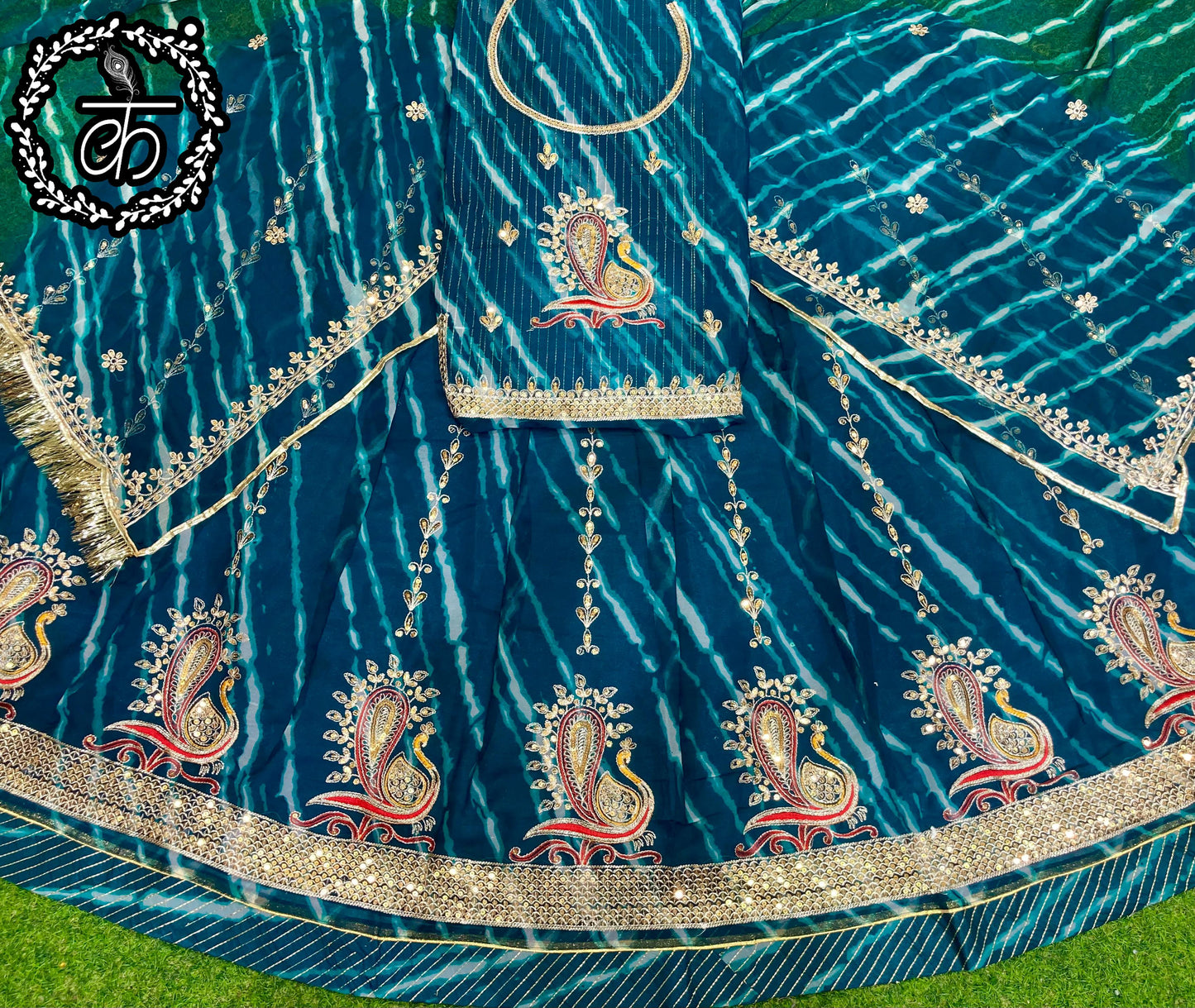 Fancy designer Lahriya poshak