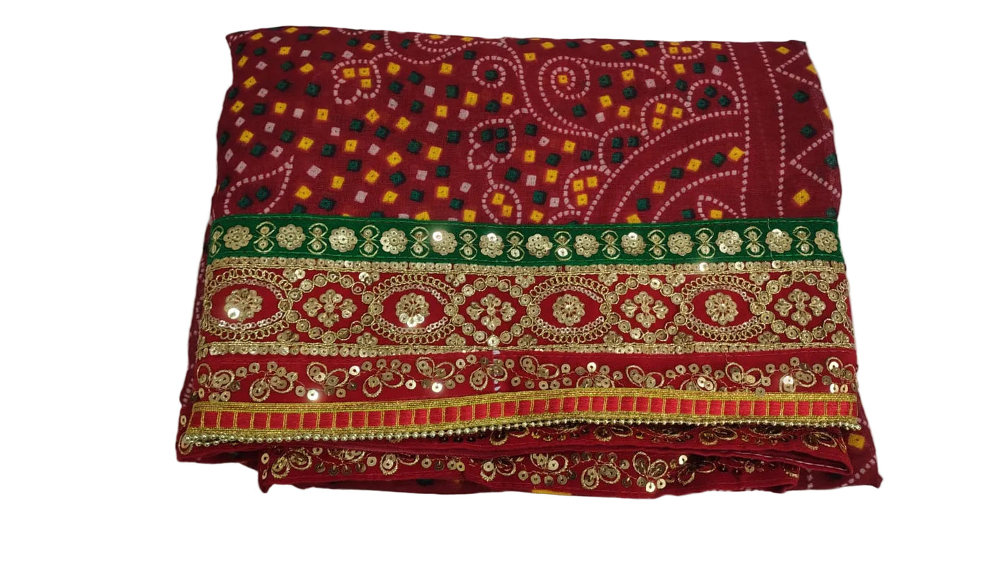 Pure cotton Marwadi chunri Odhna