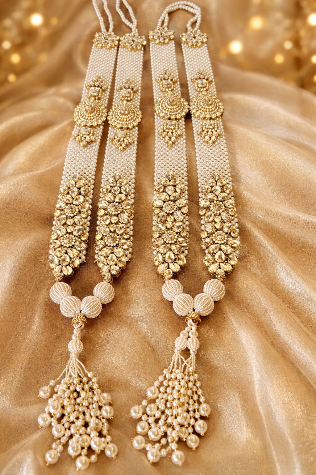 Royal Wedding Handcrafted Varamala pair