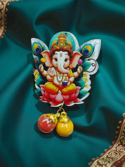 Auspicious Grih Pravesh/welcome /Ganpati MDF Haldi Kumkum – Perfect for traditional Indian  rituals. Pack of 25