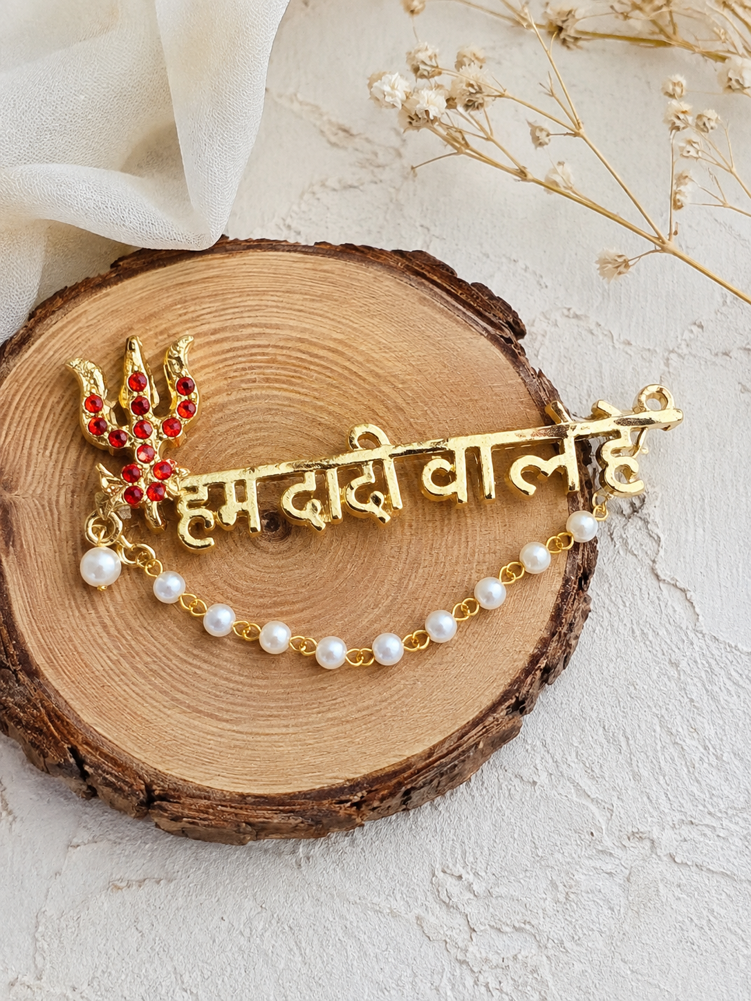 Rani Sati Dadi Metal Brooch (pack of 50 Brooch )