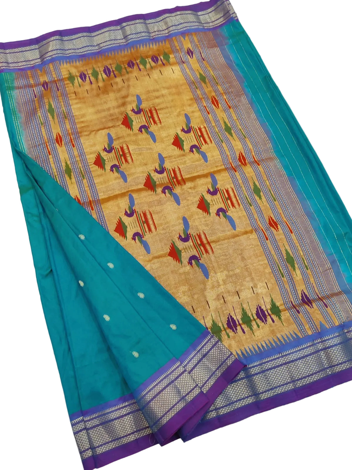 Handloom Traditional Yeola Pure Silk Paithani Saree