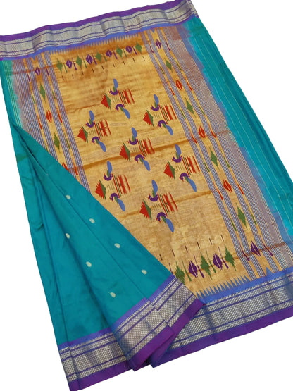Handloom Traditional Yeola Pure Silk Paithani Saree