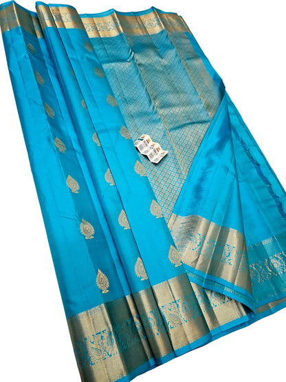 Partywear pure silk Kanjivaram Saree silk mark certified