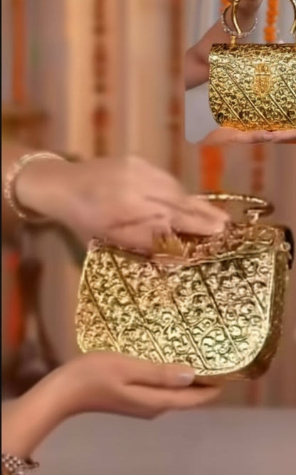 Heritage craftsmanship metal Clutch