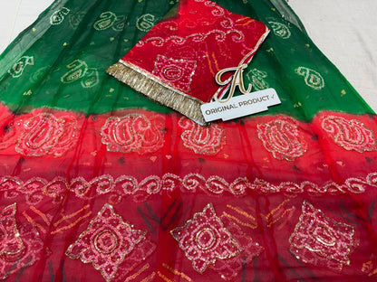 Thakurji pure Rai bandej Elegant Partywear Rajputi Poshak