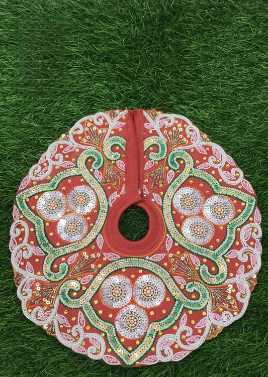 Multicolor Work Elegant Laddu Gopal Ji Poshak – 6 Inch Krishna Idol Dress