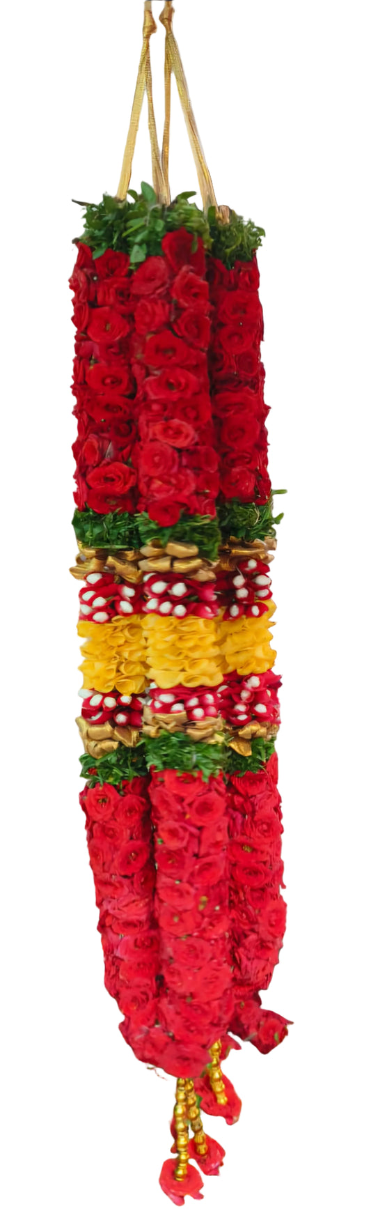 Fresh Rose Jaimala Pair | Handmade Wedding Varmala for Bride & Groom